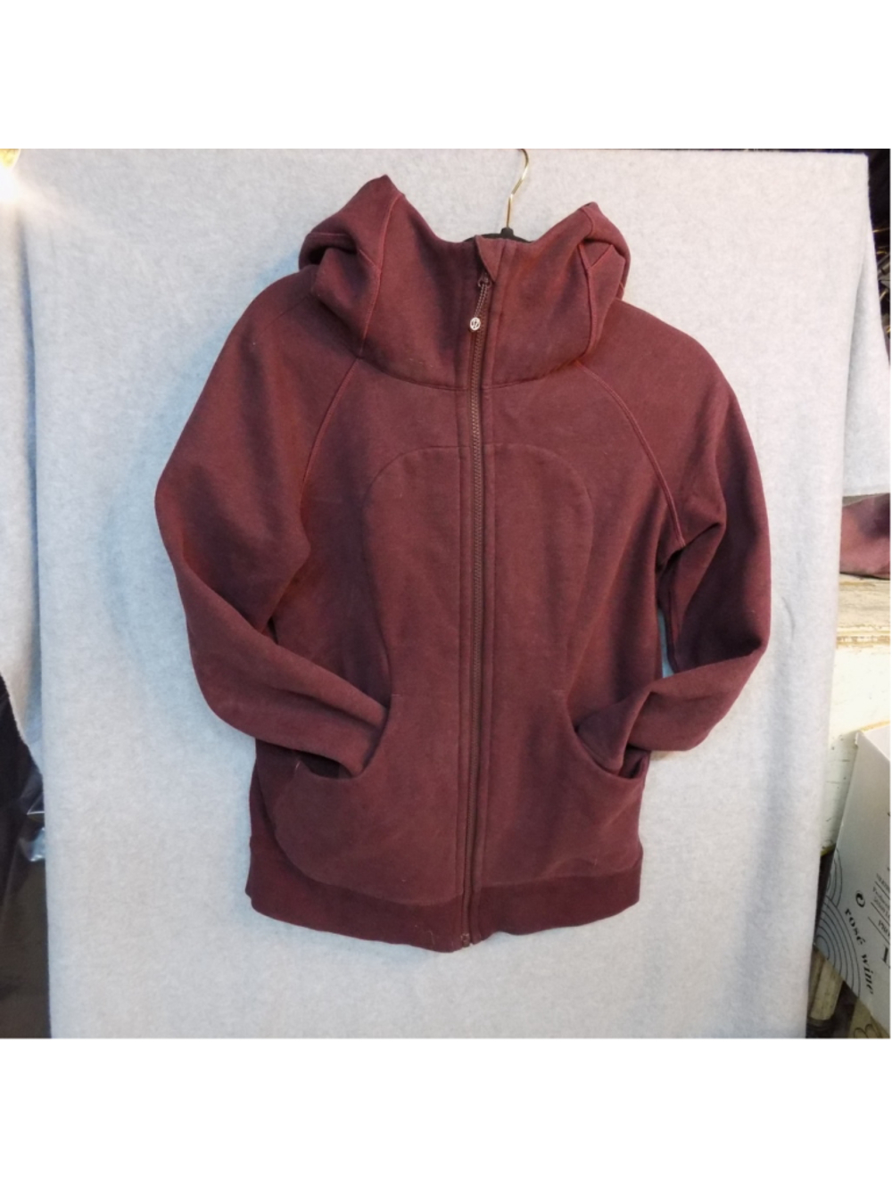 Women's Lululemon Scuba Hoodie Burgundy Size 8